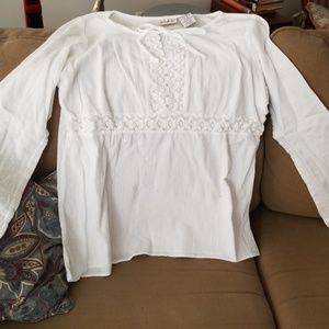 Plus Size White Stag Womens White Tunic